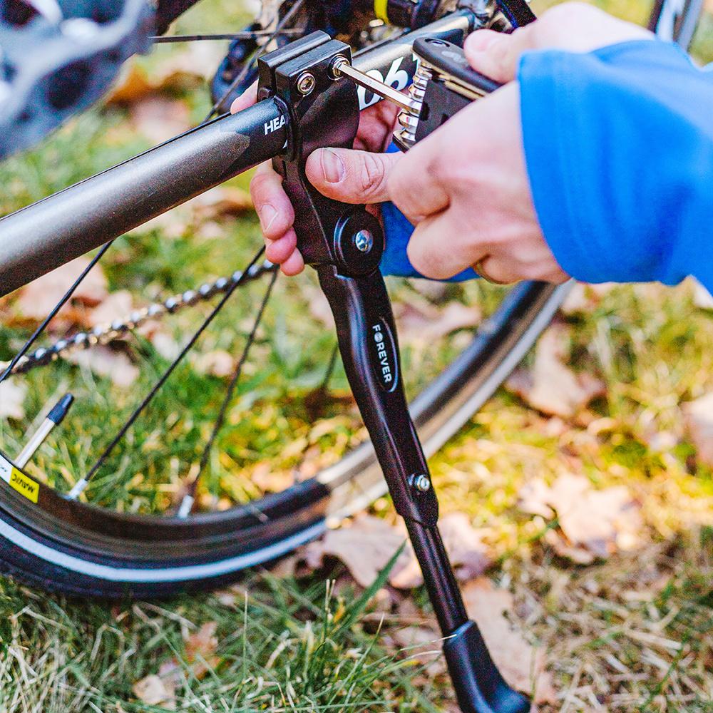 Stopka Nóżka Rowerowa Regulowana Aluminiowa Podpórka Na Ramę Do 12 Kg