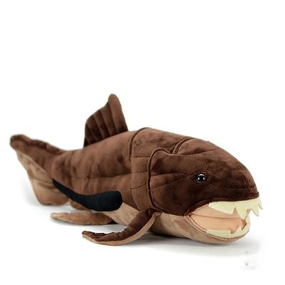 Cute Soft Stuffed Dunkleosteus Terrelli Plush Toy Present Paleontology Realistic Animal Original Model Fish Doll Gift