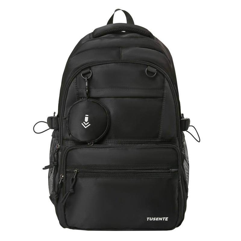 Junior High School Schoolbag Women Large Capacity Backpack Men Color Block Backpack