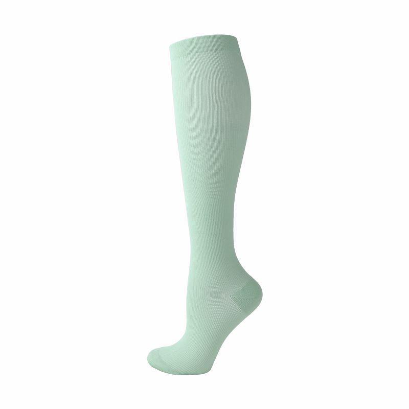26 Styles Compression Candy Color Stocking Blood Circulation Promotion Slimming Compression Socks Anti-Fatigue Comfortable Socks
