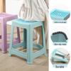 HUIHUADU Plastic Stackable Stools (Pack of 4)