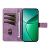 For Realme Narzo 70 5G/Narzo 70 Pro 5G/P1 5G/12 4G/12+ 5G Case Leather Geometric Line Wallet Phone Cover with Wrist Strap
