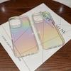 Transparent Rainbow Shockproof Electroplate Acrylic Laser Case for 13-16 Pro Max