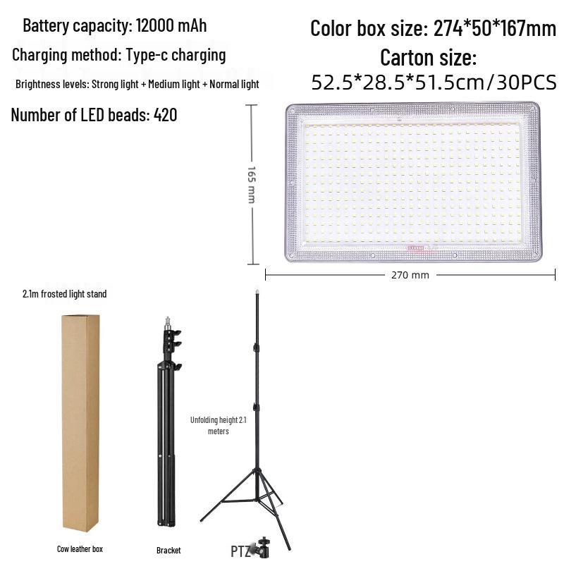 Super Bright Waterproof Outdoor Lamp with Ultra-long Battery Life and Emergency Charging