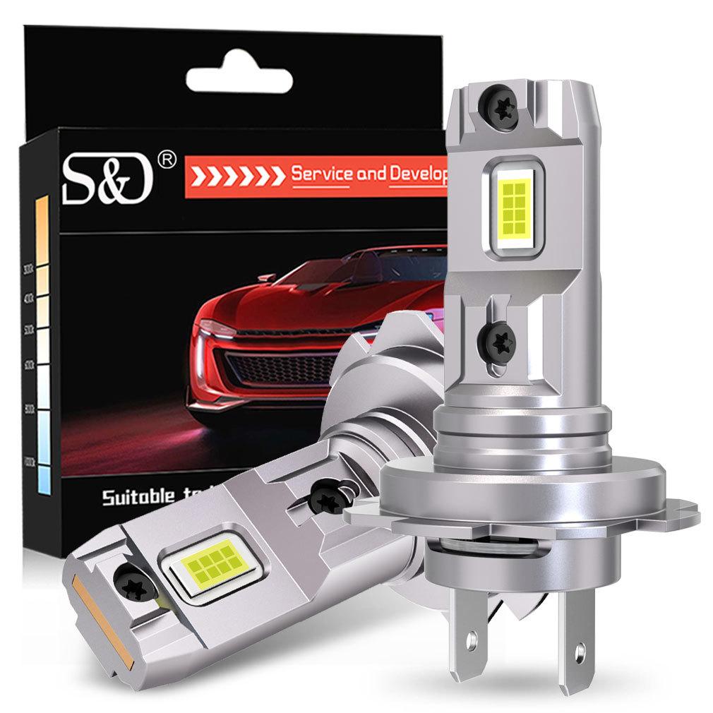 

2 шт. 25000 лм H7 LED комплект фар мини-лампы 40 Вт 16-ядерные CSP для автомобильной фары авто противотуманные фары Canbus H7 светодиодная безвентиляторная автомобильная лампа 12 В 6500 К H7