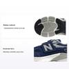 990v6 Rzep Buty dla Małych Dzieci Granatowe Dziecięce Sneakersy Niebieski Srebrny PV990NV6