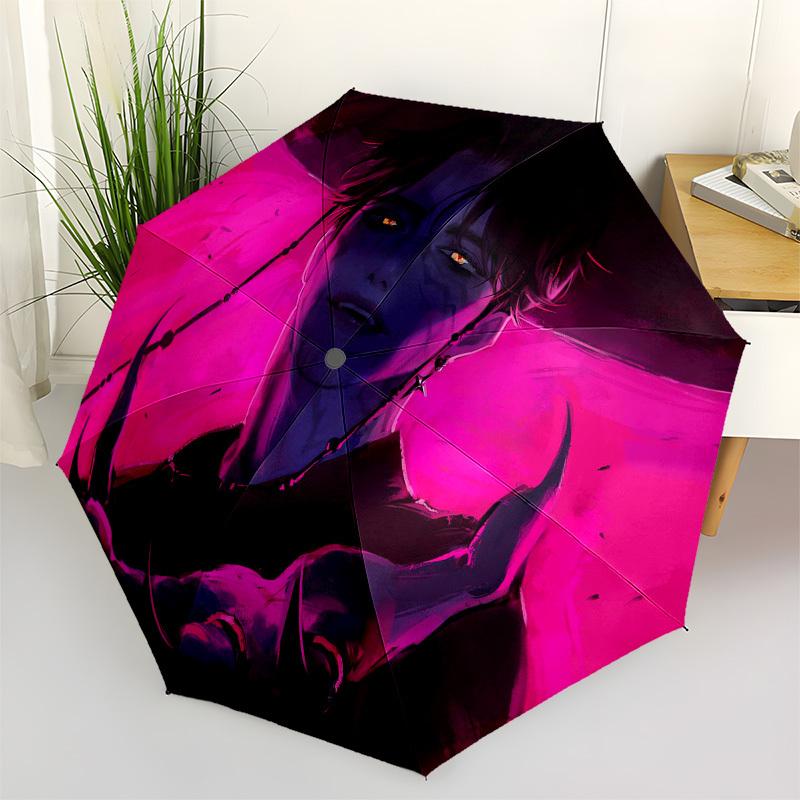 

1pc Vampire with Rosary Beads Umbrella with Plastic Handle,Suitable for All Seasons Home Travel Outdoor UmbrellaFP117