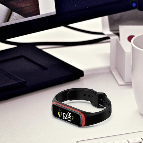 R220 Uhrenarmband Sportuhrband Atmungsaktiv Schweißfest mit Uhrwerksrahmen für Samsung