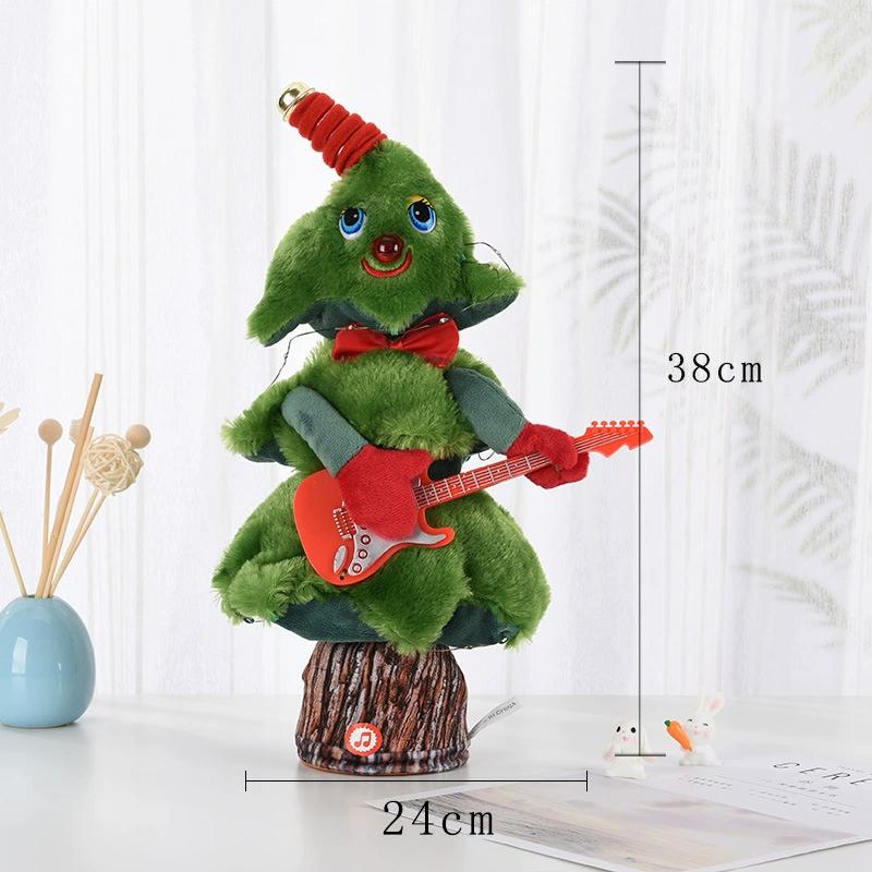 Christmas Tree Electric Plush Toy That Sings And Learns To Talk Doll Display Christmas Gift Home Display (without Batteries)