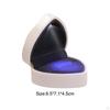Heart Shaped Ring Box Holder, with LED Luxury Earring Storage Rings Bearer Display Wedding