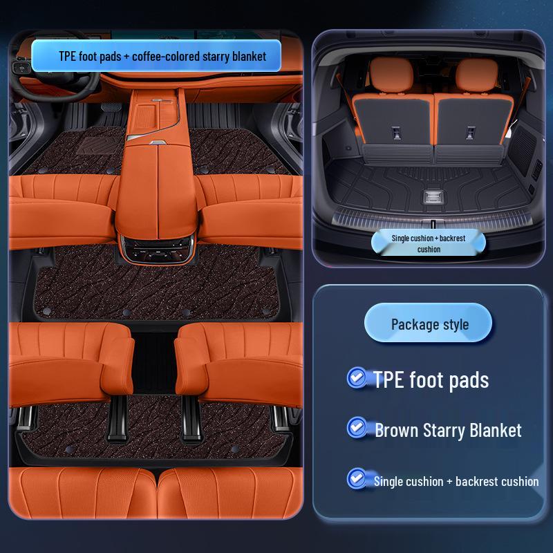 WEY Blue Mountain TPE25 Floor Mats - New Model Car Interior Carpet Accessories