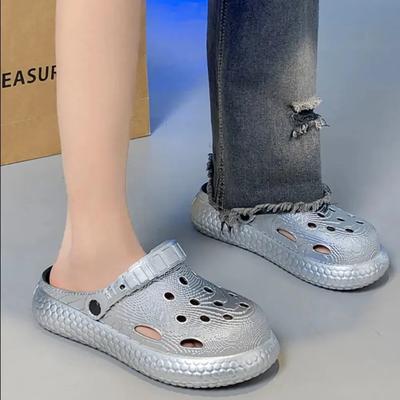2025New Large-sized Fashionable Thick-soled Slippers for Men and Women, Casual Sports Men's Shoes, Breathable Wading Beach Shoes