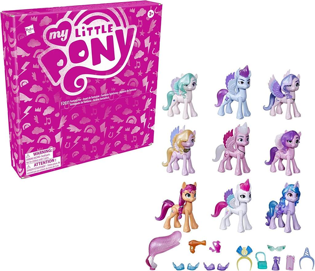 My Little Pony A New Generation Movie Collection Pack - 9 Pony Figures & 13 Accessories [parallelimport]