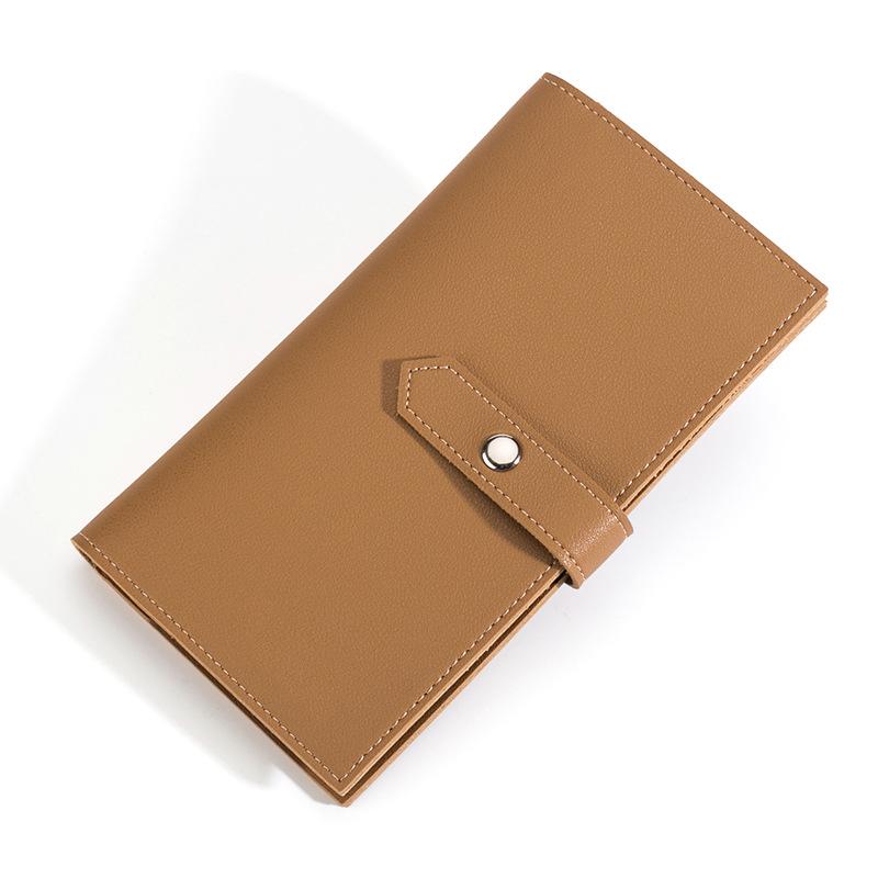 

Женский кошелек, корейская версия, модный кошелек с несколькими картами, застежкой-молнией и пряжкой 19x10.5x1.5cm