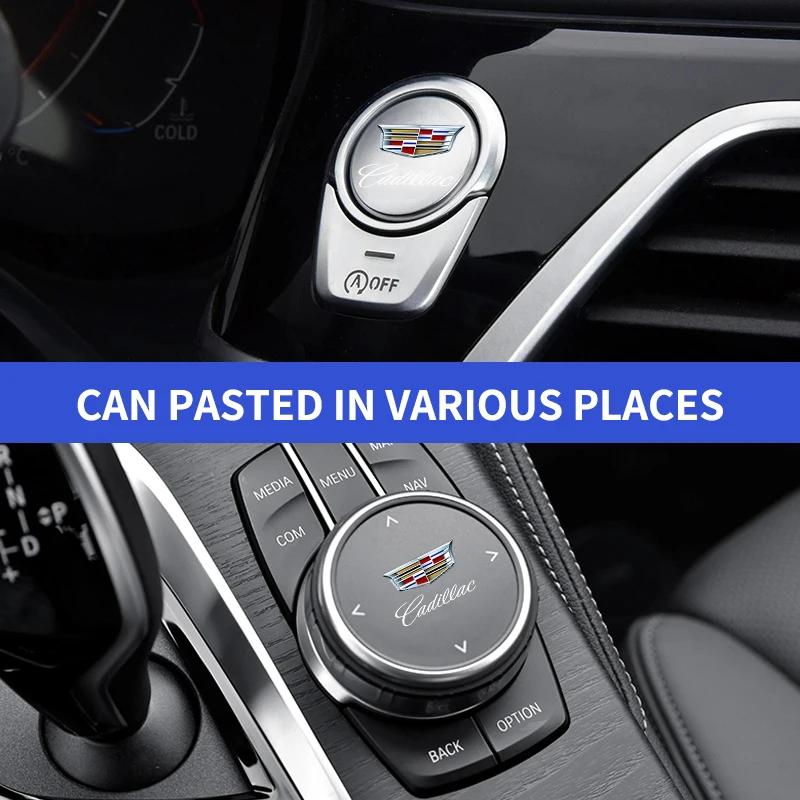 1/2/5/10Pcs Car Door Handle Badge Protector Decal Wiper Sticker For Cadillac Escalade CTS ATS SRX STS XT5 XT4 XT6 XTS CT4