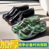 Low-top non-slip shoes fashion overshoes chef rain shoes men's rain boots adult winter work short tube