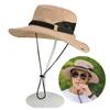 Men s Fisherman Hat   Outdoor Fishing Sunscreen Face Cover UV   Big Brim