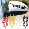 Weatherproof Stylish Easy Apply Reflective Flame Decals Stickers for Cars, Conceal Scratches and Boosts Aesthetic Appeal