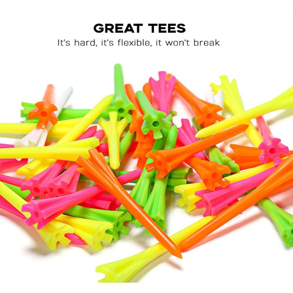20PCS Easy Hitting Five Claw Golf Tees Low Resistance  Golf Tees   Practice Dropshipping