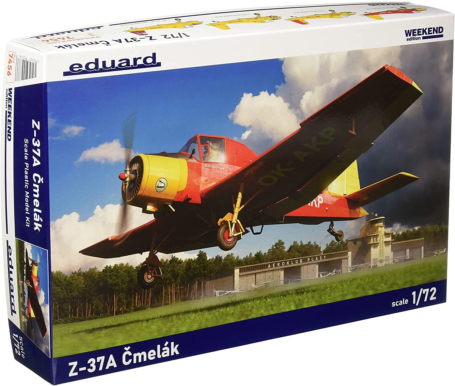 

Eduard 1/72 Scale Weekend Edition Z-37A Chimerak Plastic Model Kit EDU7456