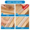 9.8ft Transparent Silicone Corner Guard - Thick & Soft Edge Protector for Cabinet, Table, Drawer. Easy Install & Kitchen Safety.