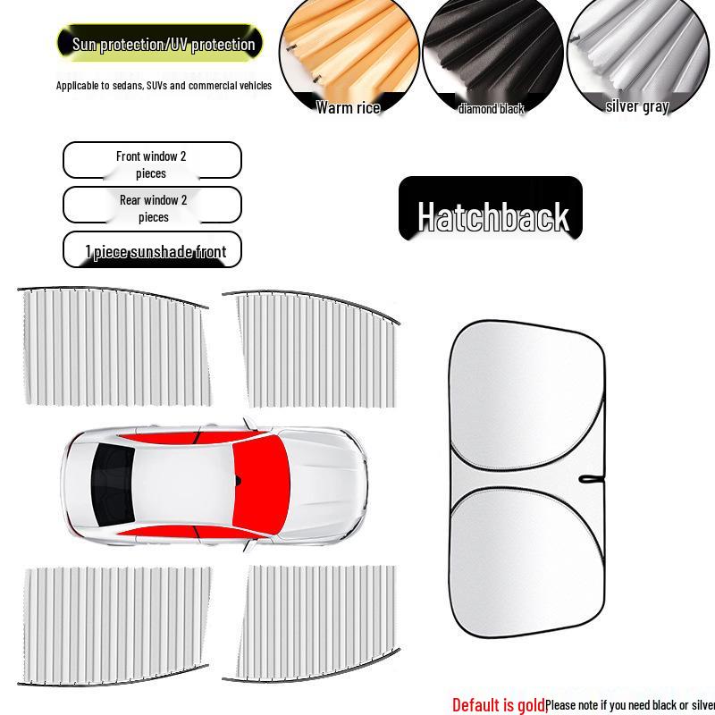 Magnetic Car Window Blackout Curtains for Sun Protection and Privacy