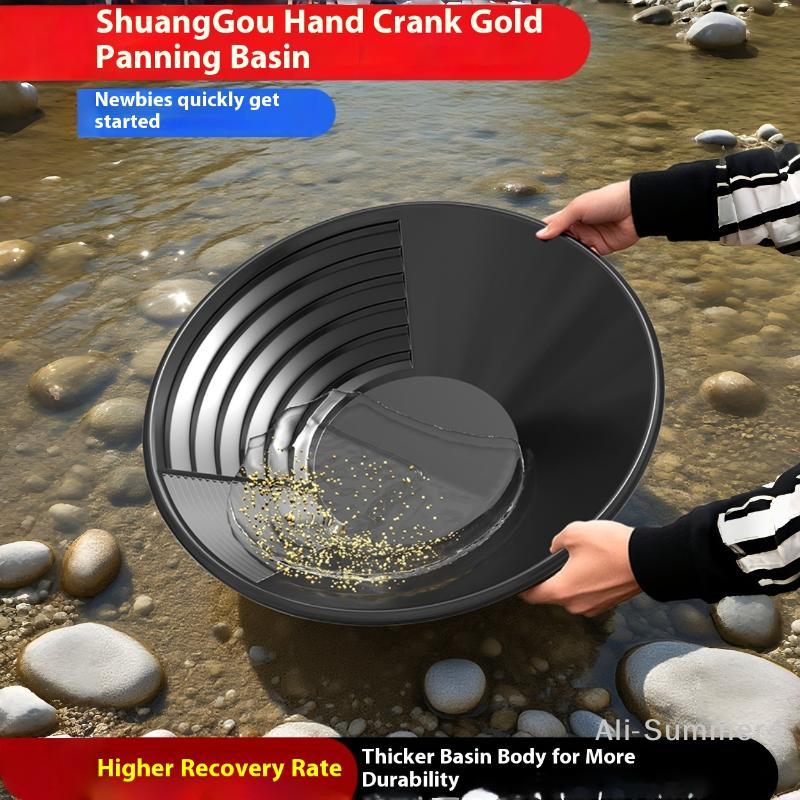 1/3/5-teiliges Goldwasch-Set für den Außenbereich mit Riffeldesign – Effizientes Prospektionswerkzeug für die Goldgewinnung und Metalldetektoren