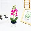 Simulated Phalaenopsis Potted Artificial Artificial Flower For Indoor Outdoor Decoration And Photography Use