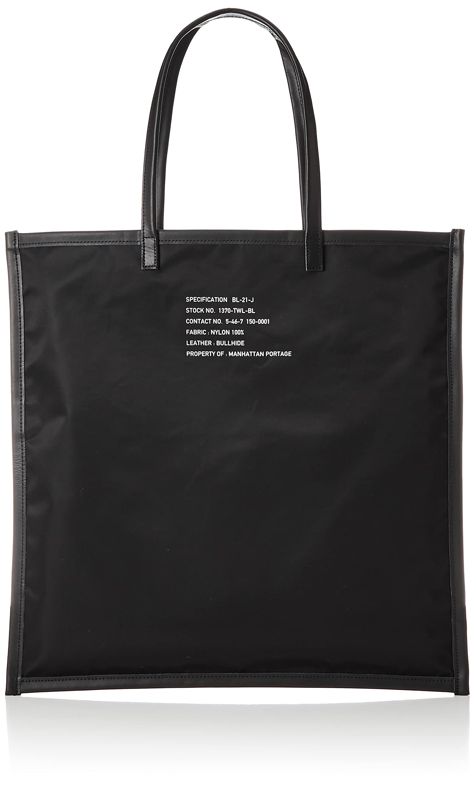 

Чорна оригінальна сумка CHARLTON TWILL TOTE BAG Black [Manhattan Portage] Label] [Official] чорний