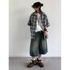 Spring And Autumn Winter Checkered Long Sleeve Men'S Youth Fashion Versatile Harajuku New Loose Shirt Men'S Shirt
