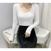 Cotton U-neck Undershirt Women's Top
