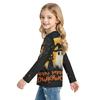 Kids' Halloween Printed Long Sleeve Round Neck T-Shirt