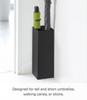 Yamazaki Smart Umbrella Stand, Black, Approx. W11 x D11 x H30cm, Square, Can Also Store Folding Umbrellas, 6719