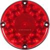 4Pcs Red 7' Round LED Bus Stop Tail Lights for Trucks Trailers RVs