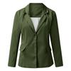 Women's Casual Lapel Open Front  Long Sleeve Work  Suit Jacket Coat
