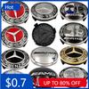 BTU1 Car Sticker 4 Pieces/Set 75mm For Mercedes Benz AMG W203 W206 W220 W205 W211 W212 Car Wheel Center Hub Caps Benz Emblem Tire Rim