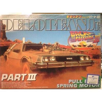 Aoshima Scale 3 DeLorean Part 3 Pullback Out of Print 1/43 Jr. (with Mainspring)