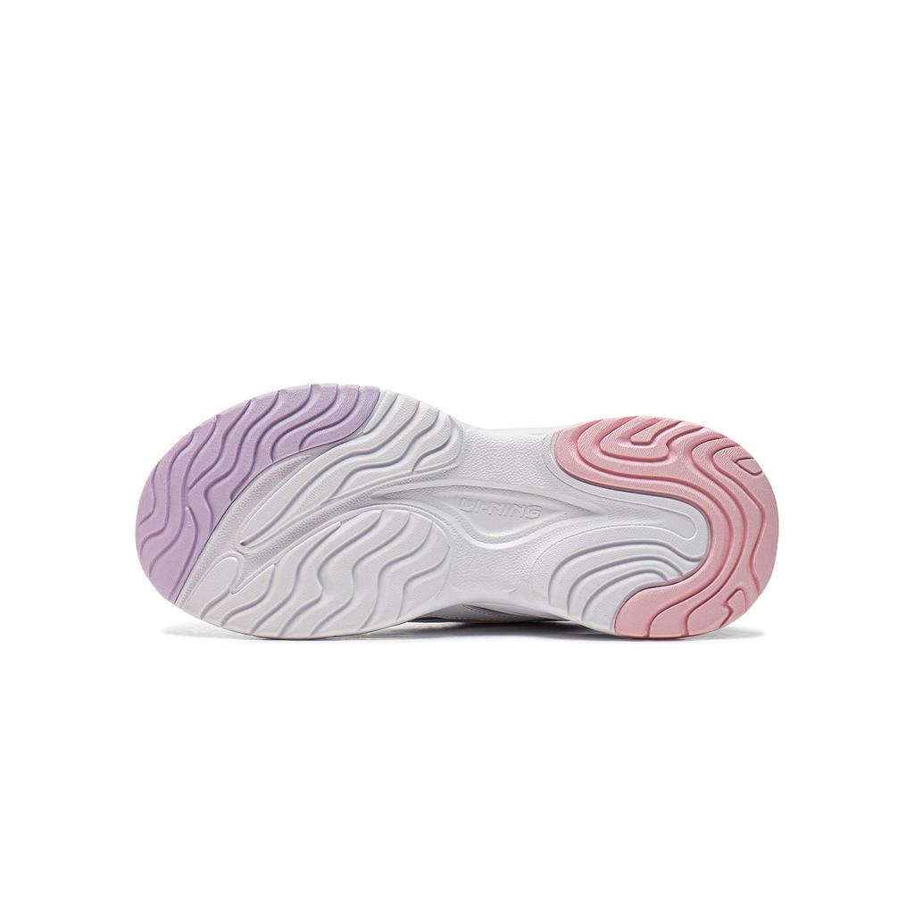 Li Ning Kids Sports Lifestyle Series Color Block Comfortable Shock Absorption Low Top Casual Shoes Kids Casual Shoes YKCV202-8