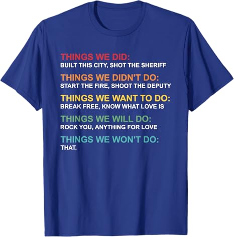 Retro Retro What We Dont Want Wont Be Made Y2k Fun Letter Printed Tshirt Novelty Gift 2025Summer Mens Womens Cotton Tshirt