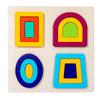Montessori Toy Wooden Shape Peg Puzzles Educational Toy Kids Valentines Day Gifts for Ages 2~4 Kids Boys Girls Birthday Gifts