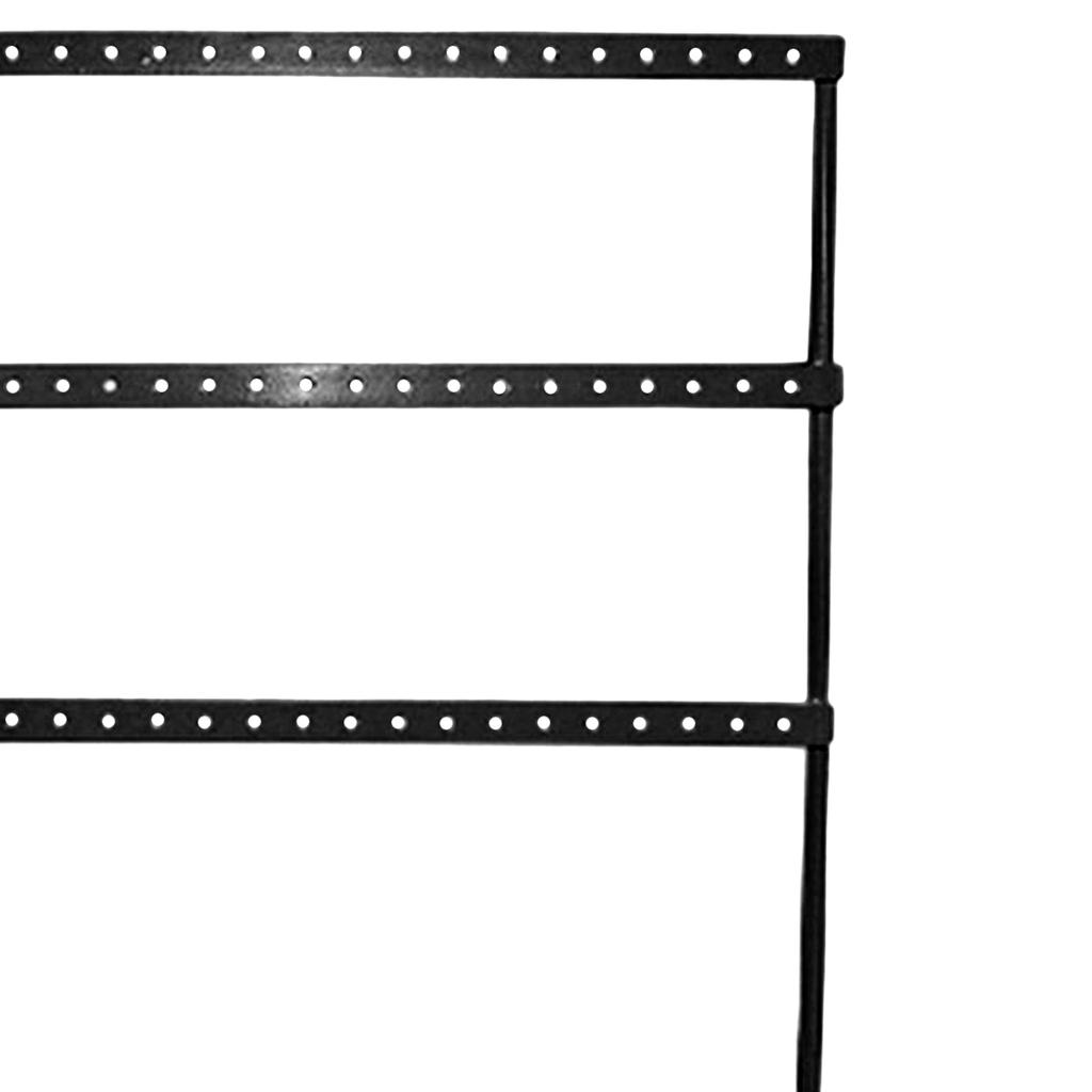 Jewelry Stand 3 Layers Elegant Style Compact Large Capacity Iron Material Decorative Practical