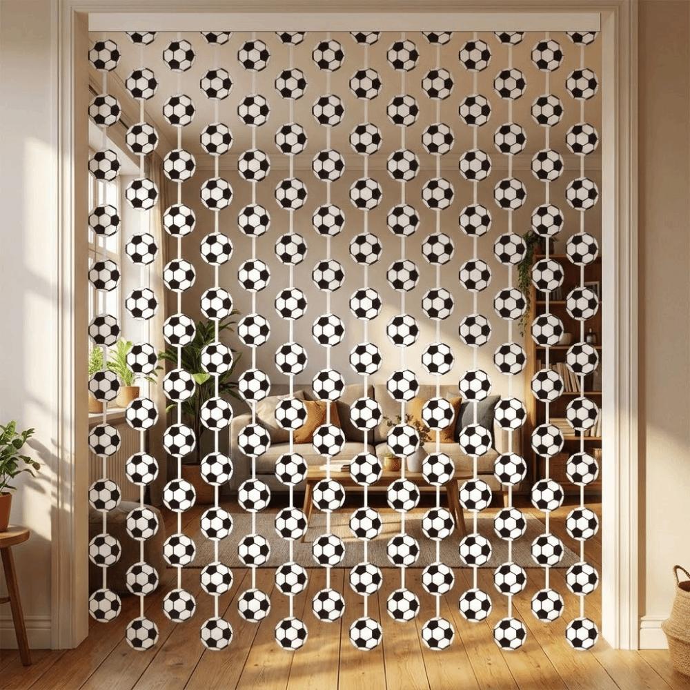 Waterproof Football Door Curtain Sports Theme Football Match Backdrop Party Decoration