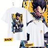 Anime Dragon Ball Vegeta Pure Cotton Tshirt 2026 Summer KidsUnisexsWomens Fashion Casual Short Sleeved Tshirt Streetwear Y2k