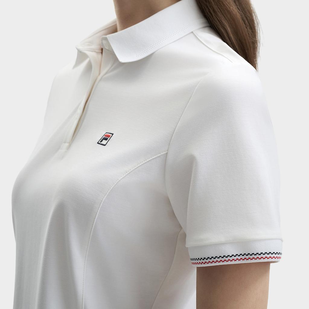 New FILA MODERN HERITAGE Polo Shirt Women's F11W431101FWT