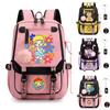 Printed Fashion Schoolbag College Style Junior High School High School Students Large Capacity Backpack
