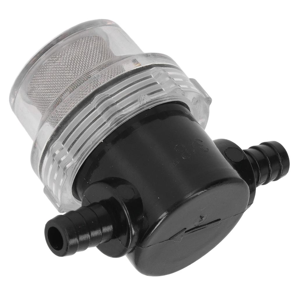 Water Pump Filter In Line Stainer Barb ABS 3 8in 1 2in Output for DC 12V 80 PSI Pumps