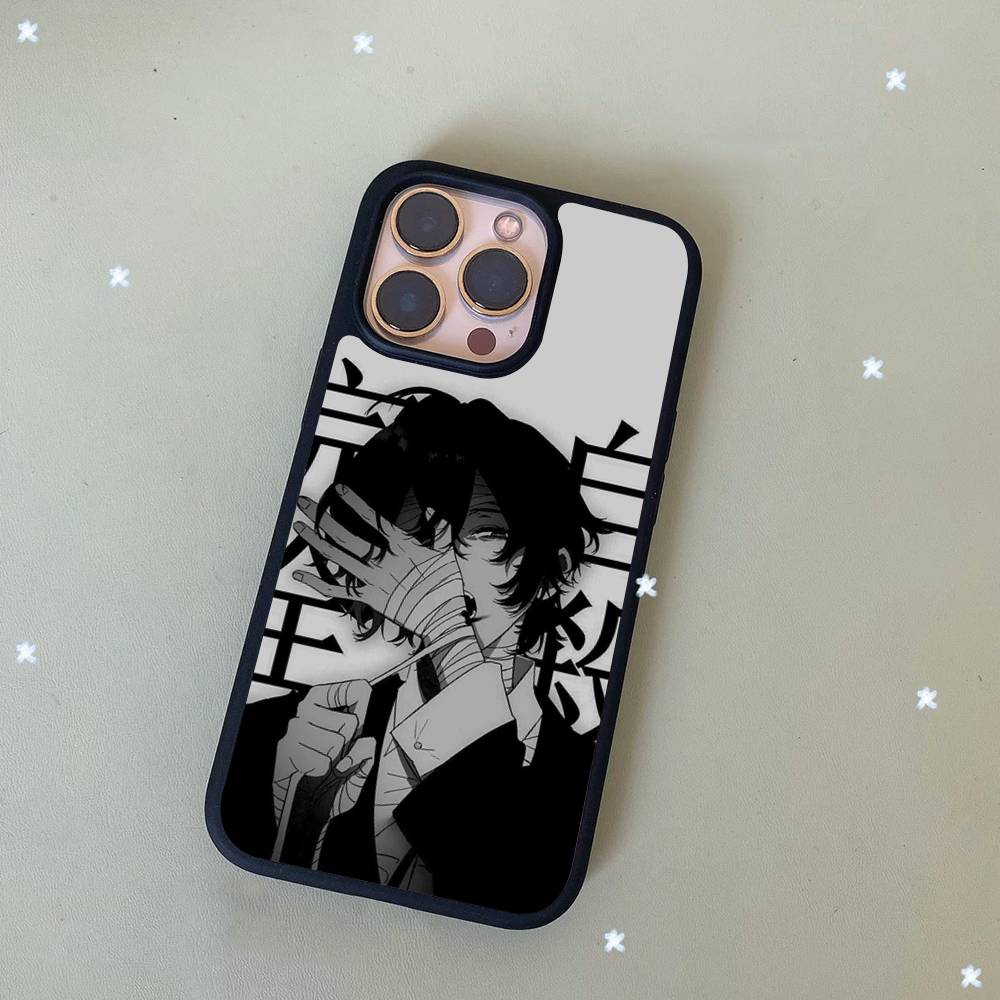 Anime Bungo Stray Dogs Dazai Osamu For iPhone 17 16 Pro Max Air 13 12 Mini 14 15 Plus 11 PC+TPU Back Cover
