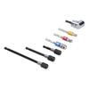 7Pcs Socket Adapter Hex Shank Metal Colourful Screwdriver Bit Holder Extension Set Kit
