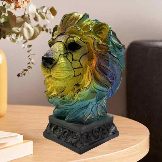 Bunt gebeiztes Harz-Tier-Nachtlicht, Katze, Pferd, Elefant, Delphin, Löwe, Hahn, Eule, Wolf, Form, Tischlampe, Heimdekoration