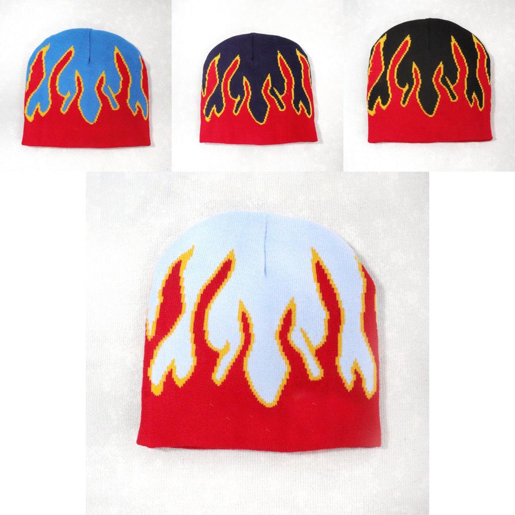 Street Style Knit Hat With Acrylic Material And Warmth For Autumn Outdoor Activities